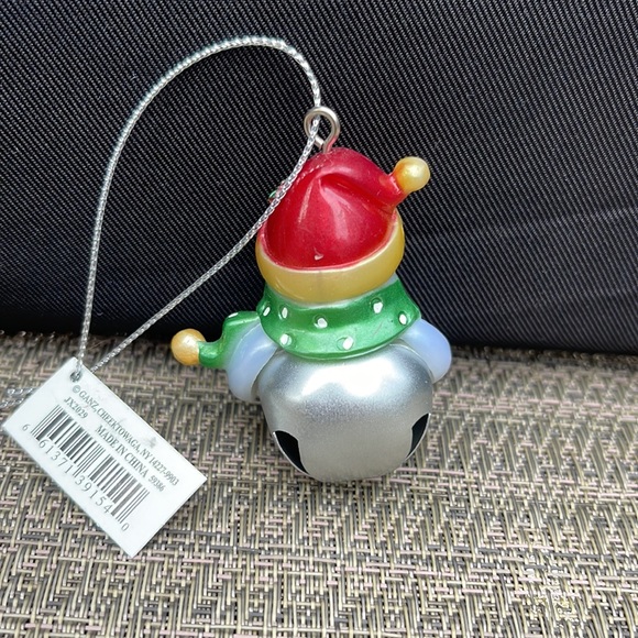Tara Personalized Jingle Bell Snowman Christmas Ornament NWT - Picture 3 of 8